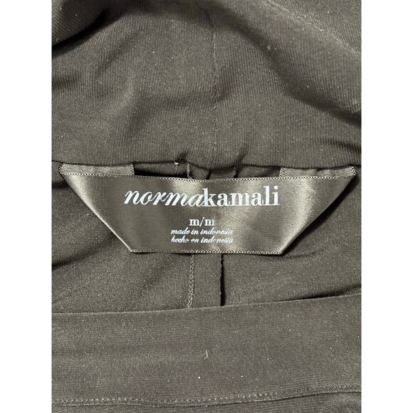 Norma Kamali Fit & Flare Knee Length Dress Women's Med Swing Skirt Stretch Chic - Picture 6 of 7